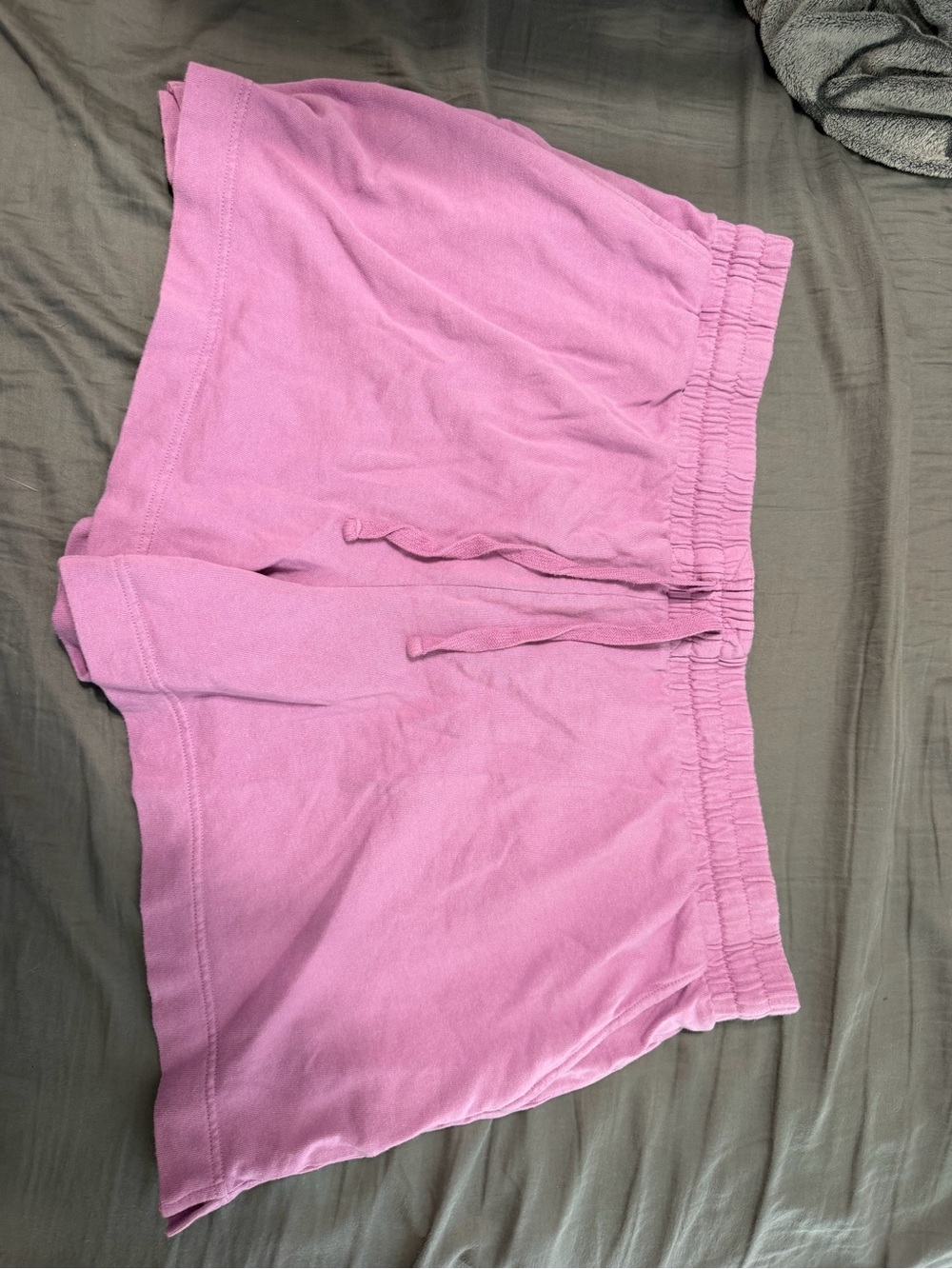 Terra & Sky Pink Elastic-Waist Athletic Shorts